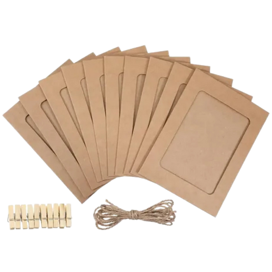 Set de 10 Marcos Kraft para las Fotos de tu Peludito