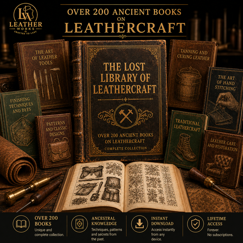 THE LOST LIBRARY OF LEATHERCRAFT™ | 200+ HISTORICAL BOOKS AND MANUALS
