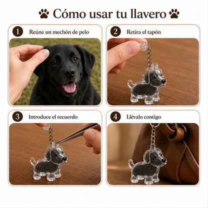 Llavero Mechoncito - Guarda un mechón real de su pelo, para siempre