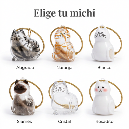 Llavero Michi - Un pedacito de tu michi, contigo a todas partes.