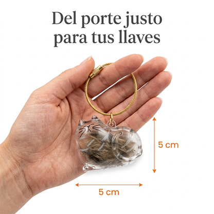 Llavero Michi - Un pedacito de tu michi, contigo a todas partes.